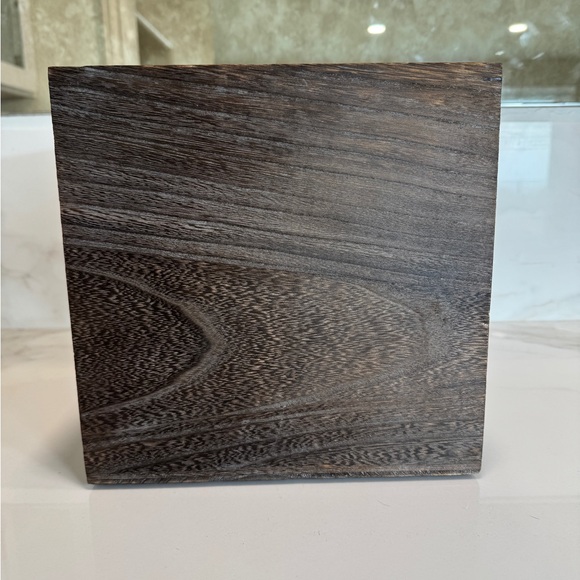 The Container Store Brentwood Storage Cube, Feathergrain, SMALL - Picture 4 of 6